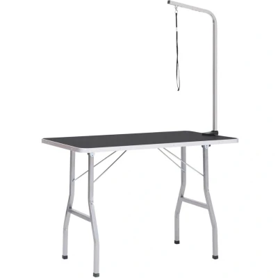 Image of vidaXL Adjustable Dog Grooming Table with 1 Loop