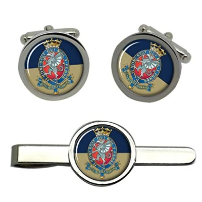 Image of Royal Wessex Yeomanry, British Army Cufflinks and Tie Clip Set