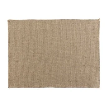 Image of Douceur d intérieur 2 SETS DE TABLE 33 x 45 CM JUTE UNI LENY X2 &#039;s Place mat in Kaki