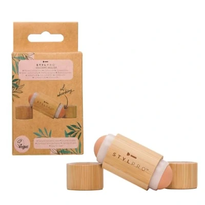 Image of STYLPRO Bamboo Volcanic Oil Absorbing Roller Natural Control, Double Ended, Reusable, Gentle on Skin, Long Lasting, Portable, Compact, Easy to Clean, Rock Composite