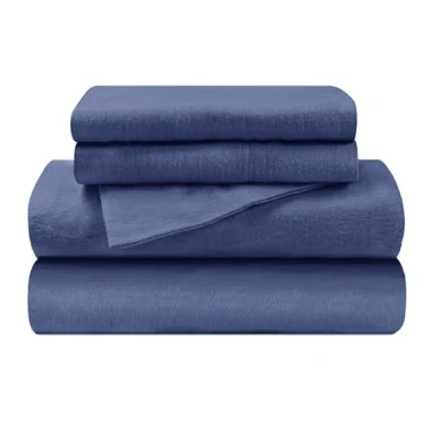 Image of Home City, Bed Linen Set, Navy Blue King