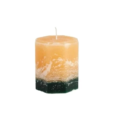 Image of Winter Spice Original Organics Octagon Shaped, Luxury Cosy Scented Candle for The Home Hand Poured 100% Recycled Wax Up to 60 Hours Burn Time, Gift Men and Women
