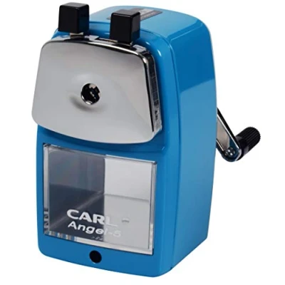 Image of CARL Angel 5 Pencil Sharpener, Blue