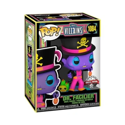 Image of Funko POP! Disney: Villains Dr.Facillier (Blacklight) Disney Collectable Vinyl Figure Gift Idea Official Merchandise Toys for Kids &amp; Adults Movies Fans