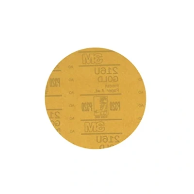 Image of 3M Hookit Gold Disc 216U, 00916, 3 in, P500 Grade, 50 Discs, Automotive Abrasive Discs (Packaging May Vary)