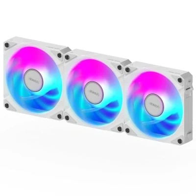 Image of AORUS EZ Chain Fan 120 ICE (3 Pack), 120mm Hydro Dynamic Bearing ARGB Computer Case