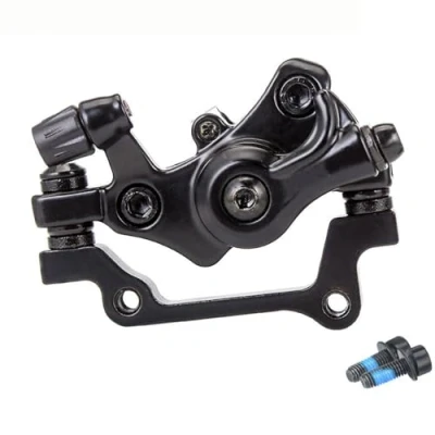 Image of Bicycle Disc Mechanical Brake Calipers Rear Universal Black Aluminum Alloy Outdoor Cycling Bike Caliper F180 R160