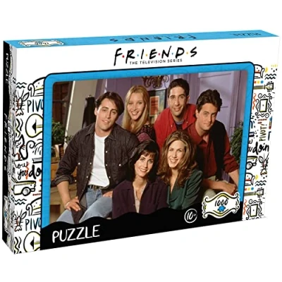 Image of Winning Moves 42239 Friends Apartment Puzzle 1000 Pieces French Version, 1000p