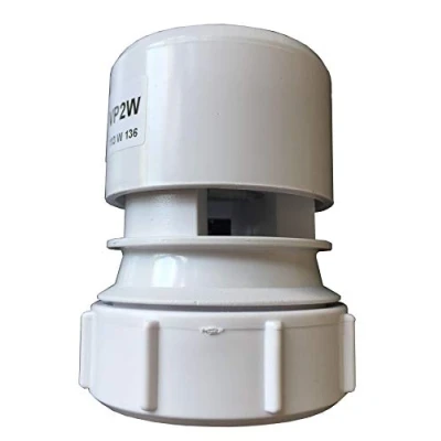 Image of McAlpine VP2W Ventapipe 25 Air Admittance Valve with 1.5&quot; Universal Outlet, White