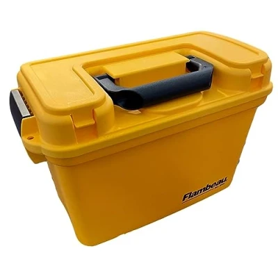 Image of 14 Inch Water Resistant Electrics Meter and Accessory Case Yellow Dry Box