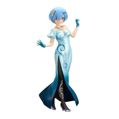 Image of Banpresto Rem Re:Zero Starting Life In Another World Action Figure, Glitter&amp;Glamours, Colour Ver. 23 cm, Multi Coloured BP89432P