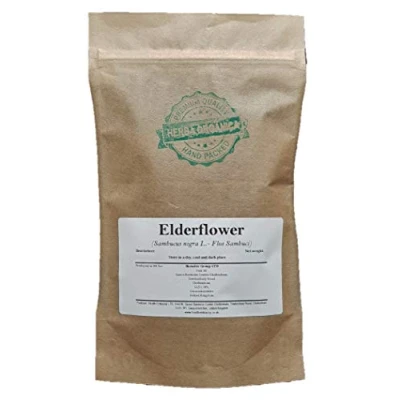 Image of Herba Organica Elderflower Sambucus Nigra L Herbal Tea (50g)
