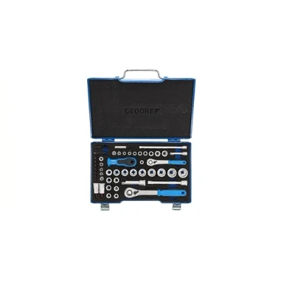 Image of Gedore Socket set 3/8&quot; + 1/4, 50 pcs