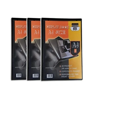 Image of 3 X Ark A4 Presentation Display Book (20 Pockets)