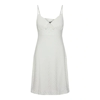 Image of PIECES Women&#039;s PCLUCA Strap Dress, Cloud Dancer, S