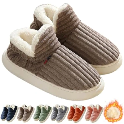 Image of Hokuto Cloud Slippers Women Men, Sunmoine Slippers, Unisex Winter Cozy Fashion Plush Warm Home (Brown, Adult, Women, 7, Numeric Range, UK Footwear Size System, 7.5, Medium)
