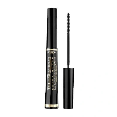 Image of L&#039;Oreal Paris Telescopic Mascara Extra Black, Precise Application Up To 60 Percent Longer Looking Lashes