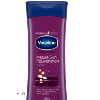 Image of Vaseline Unisex Intensive Care Body Lotion Mature Skin 400ml, 6 Pack Cream One Size