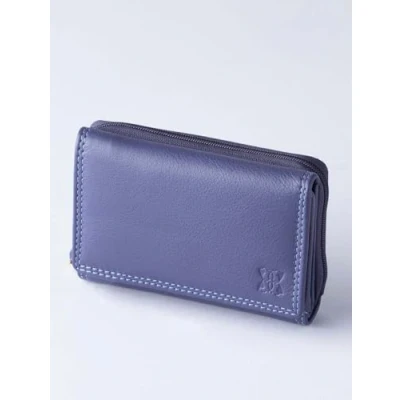 Image of Lakeland Leather Ladies 12.5cm Purse in Purple