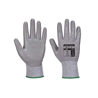 Image of Portwest Senti Cut Lite Glove, Size: L, Colour: Black/Grey, AP31K7RL