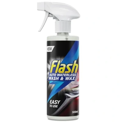 Image of Flash Car Care Automotive Waterless Wash And Wax 500ml Easy To Use Cleaner, Powerful Spray Formula, Quick Effective