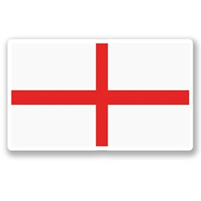 Image of 2 x 20cm/200mm England Flag Window Cling Sticker Car Van Campervan Glass #5314