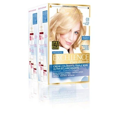 Image of L&#039;OREAL Coloration EXCELLENCE crème Tout les Blonds 01 Blond lumineux naturel