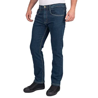 Image of Lee Cooper Mens Lcpnt219 Stretch Denim Work Jean, Navy, 36W/33L UK