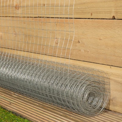 Image of Kingfisher Square Mesh Wire Netting 90cm x 4m 25mm
