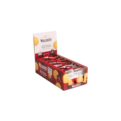 Image of Walkers Shortbread Twin Pack Highlander, Traditional Pure Butter Scottish Recipe, 40g (18 x Pack)