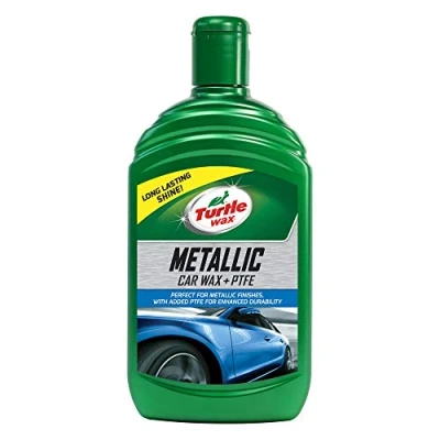 Image of Turtle Wax 52653 Metallic + PTFE Liquid Car Ultra Fine Polish Leaves No Smears 500ml