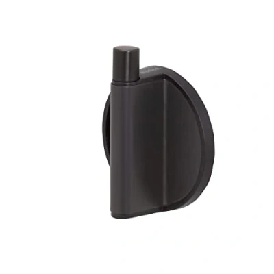 Image of Tiger Tune, Towel hook Brushed metal black / Black, 25x54x65mm