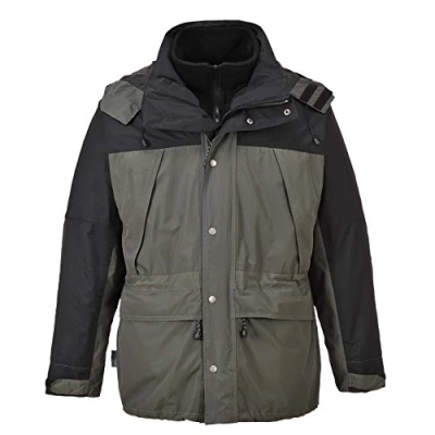 Image of Portwest Orkney 3 in 1 Breathable Jacket, Size: L, Colour: Grey, S532GRRL