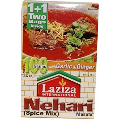 Image of Laziza Nehari Masala Garlic and Ginger Mix 100G