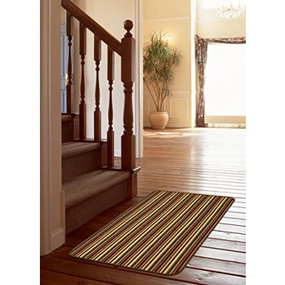 Image of eXtreme MODERN MACHINE WASHABLE ANTI SLIP KITCHEN UTILITY HALL LONG RUNNER DOOR MAT RUG (Multi, 100 x 67cm)
