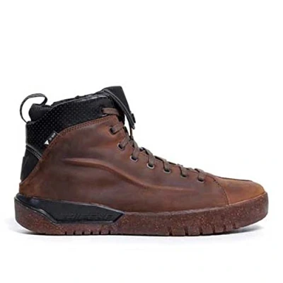 Image of Dainese Men&#039;s Metractive D WP Shoes Motorcycle Boot, Brown/Natural Rubber, 8 UK