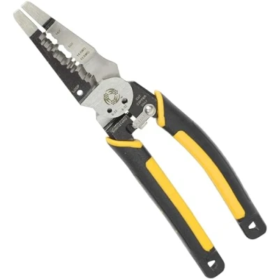 Image of Southwire 65028240 Tools &amp; Equipment SNM1214HD Heavy Duty Forged Romex Stripper, Multifunctional, Ideal for Stripping 12/2 and 14/2