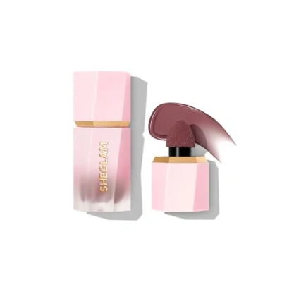 Image of SHEGLAM Color Bloom Liquid Blush Makeup for Cheeks Matte Finish Night Drive