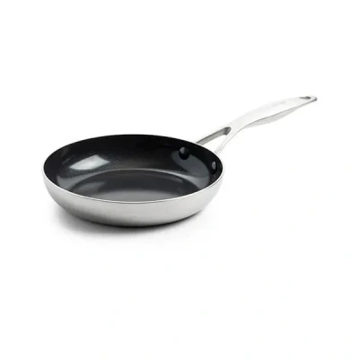 Image of GreenPan Frying Pan Geneva Stainless Steel ø 18 cm ceramic non stick coating