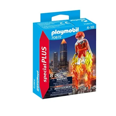 Image of Playmobil 70872 Super Hero, Fun Imaginative Role Play, PlaySets Suitable for Children Ages 4+