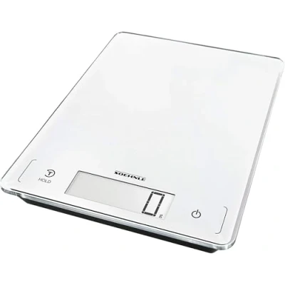 Image of Soehnle Page Profi 300, Digital Food Scale, Kitchen Weighing Scale with Large 22 cm LCD Screen, Extra surface Parcel and Scales 27 x 20 cm, Cooking up to kg