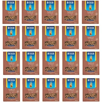 Image of 10x De Cecco Fusilli Whole Wheat Pasta No. 34 500g 100% Italian!