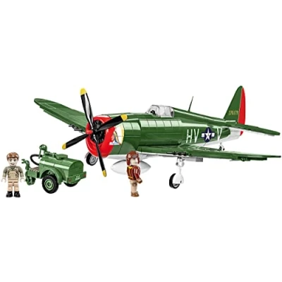Image of COBI P 47 Thunderbolt &amp; Tank Trailer