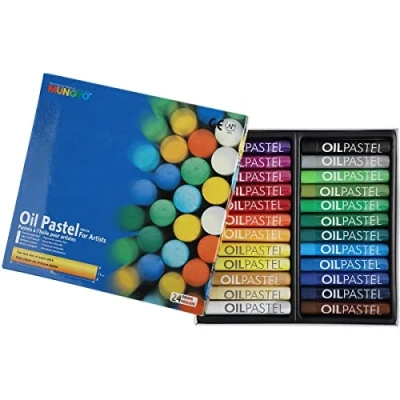 Image of Mungyo Oil Pastels in Assorted Colours 11 x 70 mm (Pack of 24)