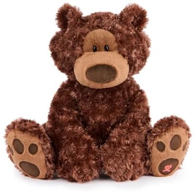 Image of GUND Philbin Classic Teddy Bear, Premium Stuffed Animal for Ages 1 and Up, Chocolate Brown, 18