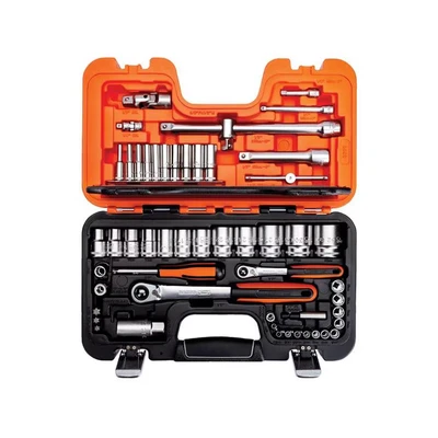 Image of Bahco S560 0.25/ 0.5 inch Square Drive Met Socket Set
