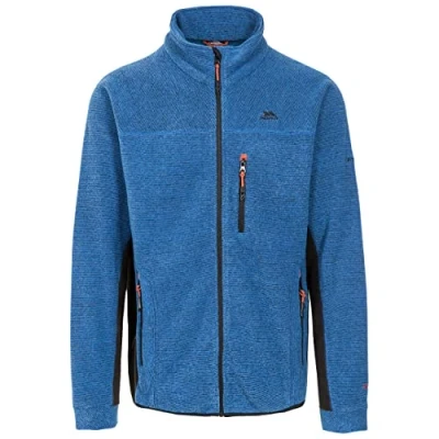 Image of Trespass Men&#039;s Jynx Warm Fleece Jacket, Blue, XL UK