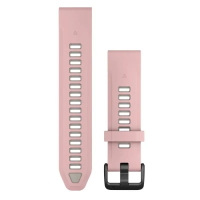 Image of Garmin QuickFit® 20 Silicone Strap One Size, Pink Durable &amp; Comfortable for Running