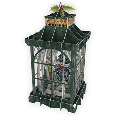 Image of Paper D&#039;Art 3D Pop up Christmas Lantern Card
