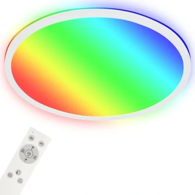 Image of Briloner LED ceiling lamp B smart RGBW dimmable white Ø 42 cm
